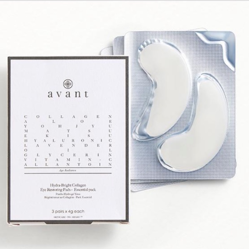 Avant Skincare Hydra Bright Collagen Restoring Under Eye Patches Masks BNIB